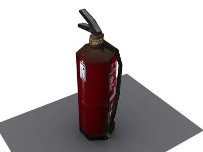 Fire Extinguisher Low poly Free low-poly 3D model