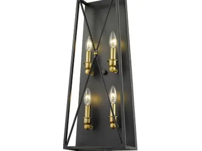 Tolya Light Dimmable Flush Mounted Sconce - 2 Colour 3D model