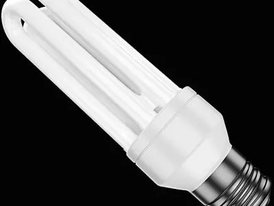 Compact Fluorescent Bulb Style 2 3D model