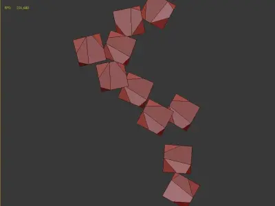 Origami Wall Lamp By Forstlight 3D model