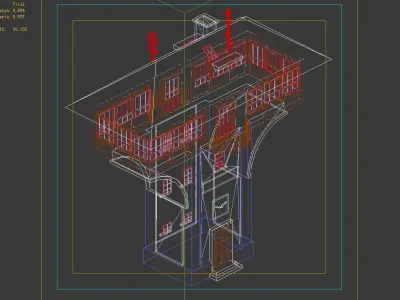 Heterogeneous - Building - Building 14 3D model