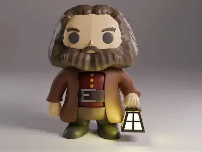 Hagrid from the Harry Potter 3D model