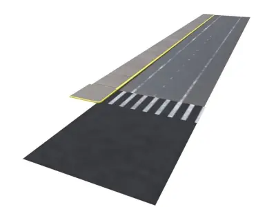 Street Roads Collection 3D model