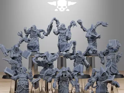 Scavenger Monks 3D print model
