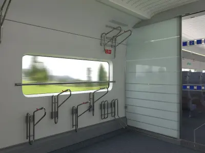  ICE 4 Speed Train Cabin and Cockpit 