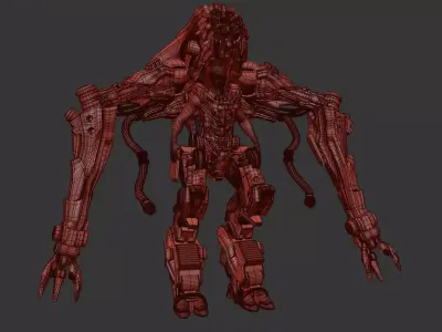 ArachnoMech Exo-Unit 3D model
