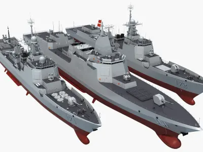  Chinese Navy Type 055 052D 052C Destroyer 