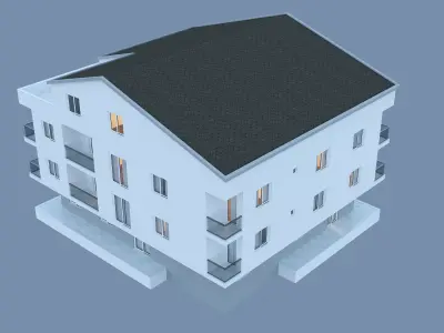 Basic Building - 2 Free 3D model