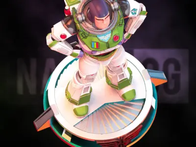 Fan Art Buzz Lightyear - Statue 3D print model