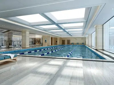 swimming pool Low-poly 3D model