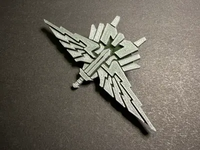 Starship Troopers Mobile Infantry Uniform Pin 3D print model