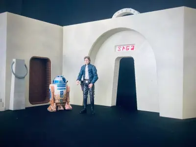 Mos Eisley Cantina Entrance Exterior Diorama 3D print model