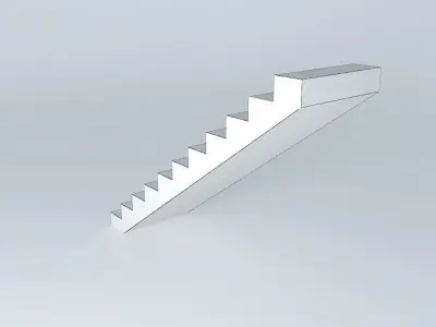 Stairs set of Free 3D model