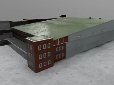 EDDH Storage 5 Low-poly 3D model