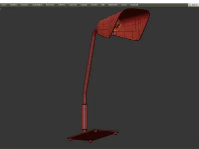 Hudson Valley Bowery Desk Lamp Low-poly 3D model