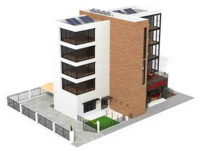 Office Building  3D model
