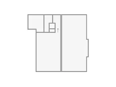 Simple Interior Sketch - 1001-1500 SF - Xactimate - Matterport 3D model