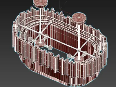 Empire Snooker Suspension 3D model