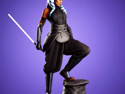 Ahsoka Tano from Star Wars 3D print model