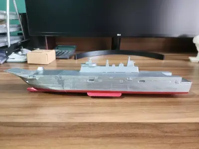 TCG ANADOLU L400 Highly Detailed Amphibious Assault Ship - RC 3D print model