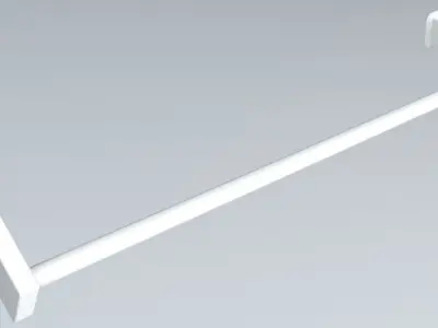 Door Pull Push Handle Free low-poly 3D model