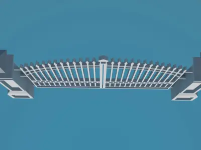 Classic Gate Door 3D print model