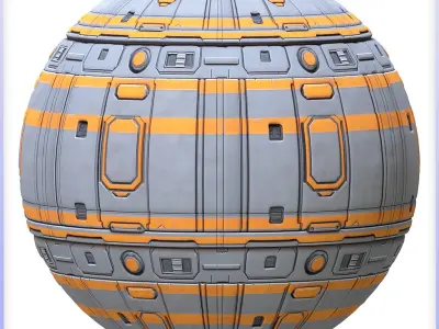 SciFi Seamless Texture Texture 14