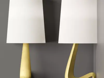 Wall sconce Visual Comfort Gaya collection 3D model