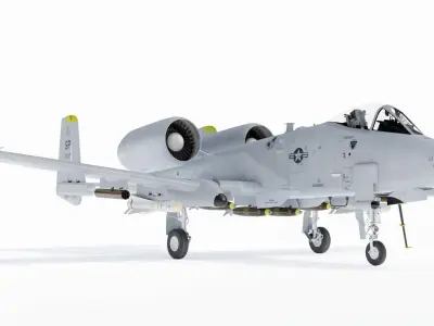  A-10C Thunderbolt II Warthog High Detail with Cockpit 