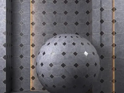 4K Floor Tile Textures - Premium PBR - 4 Patterns - Floor Tiles Texture