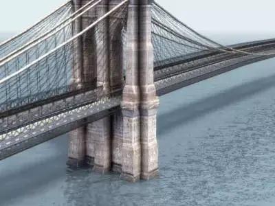 Brooklyn Bridge New York 3D model