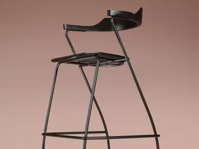 Project Bar Chair 3D model