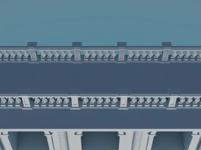 Arched doorway Arcade 3D print model