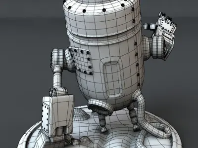 The Diver robot 3D model