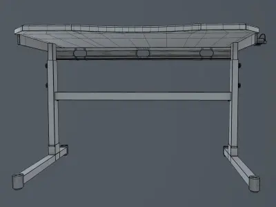 Home Office Desk 3D model purchase
