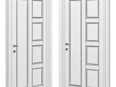 Interior Doors 3d model Low-poly 3D model