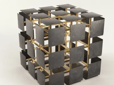 Lee Broom John Lyle furniture set 3D model