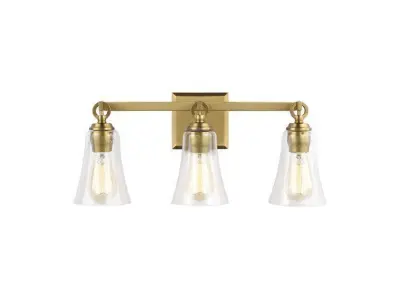 Lecompton 3 - Light Dimmable Vanity Light - 3 Colour Free 3D model