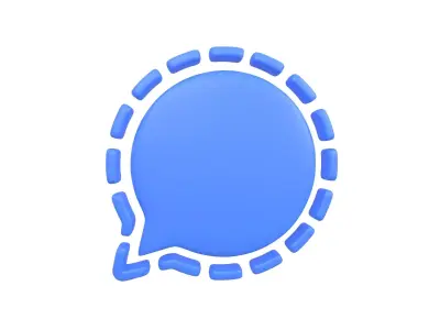 Signal Logo v2 001 Free low-poly 3D model