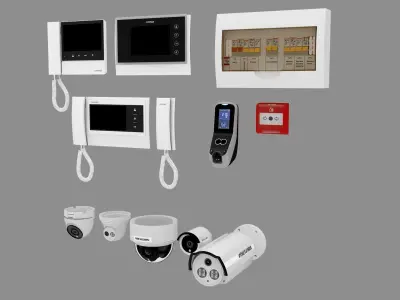 Security Collection Appliance Gadgets 3D model