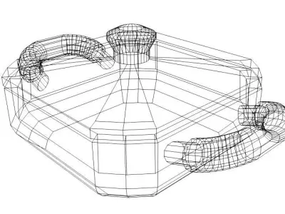 Cookware - Casserole pans 3D model