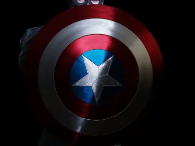 Captain America Steve Rogers from Civil War 3D model