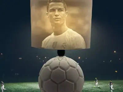 Cristiano Ronaldo Lamp E14 3D print model