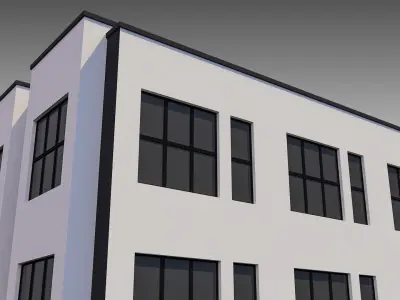 Apartment Building 006 3D model