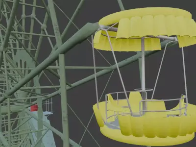 Pripyat amusement park Wheel before 3D model