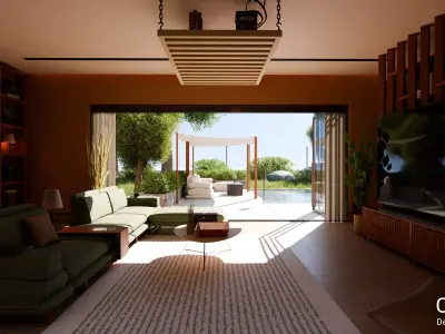 2026 Modern Modular House 20 for Blender Eevee and Cycles 3D model