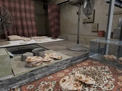 Nan Shop 3D Model By zambeelstudios Low-poly 3D model