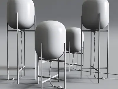 Oda floor lamps 3D model