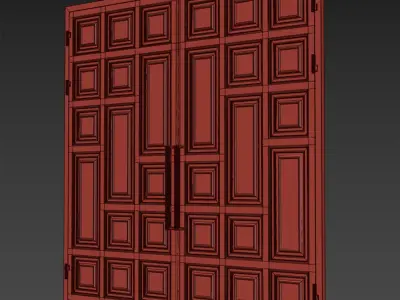 Gate black loft 08 3D model