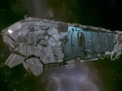 spaceship b01 3D model